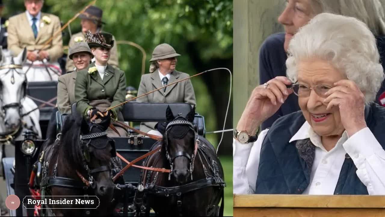 Lady Louise Windsor Honors Prince Philip by Driving His Carriage at