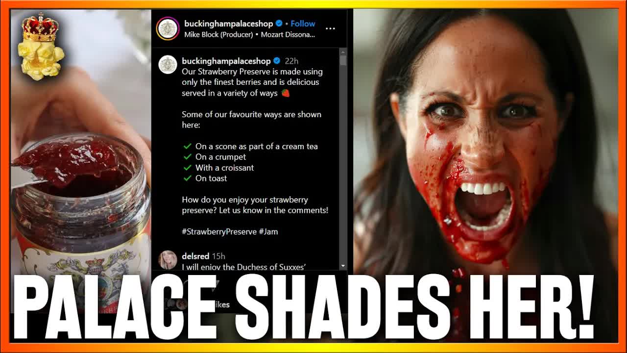 Royal Jam War Meghan Markle and Buckingham Palace Engage in a Sweet