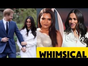 Mindy Kaling Channels Meghan Markle in a Culinary Adventure