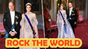 A Night of Elegance: Princess Catherine Dazzles at Buckingham Palace