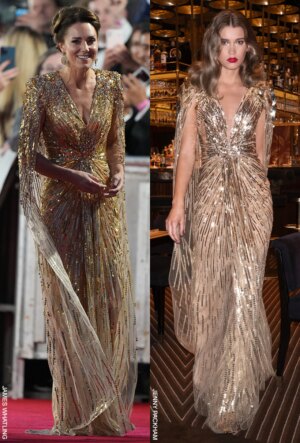 Catherine Shines at Wellbeing Awards in Stunning Preen Dress